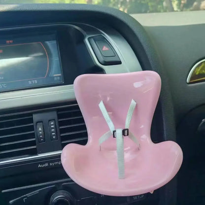 Labubu Car Safety Seat Decoration Car Aromatherapy Labubu Car Air Outlet Air Freshener Suitable Car Interior Decoration Gifts