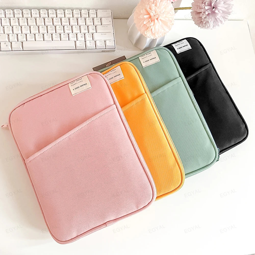 Tablet Sleeve Bag 9-11 inch for XiaoMi Pad 5 Pro iPad Air Pro 11 13 M4 M2 10th/9/8 10.2 For Samsung Huawei Shockproof Pouch Bags