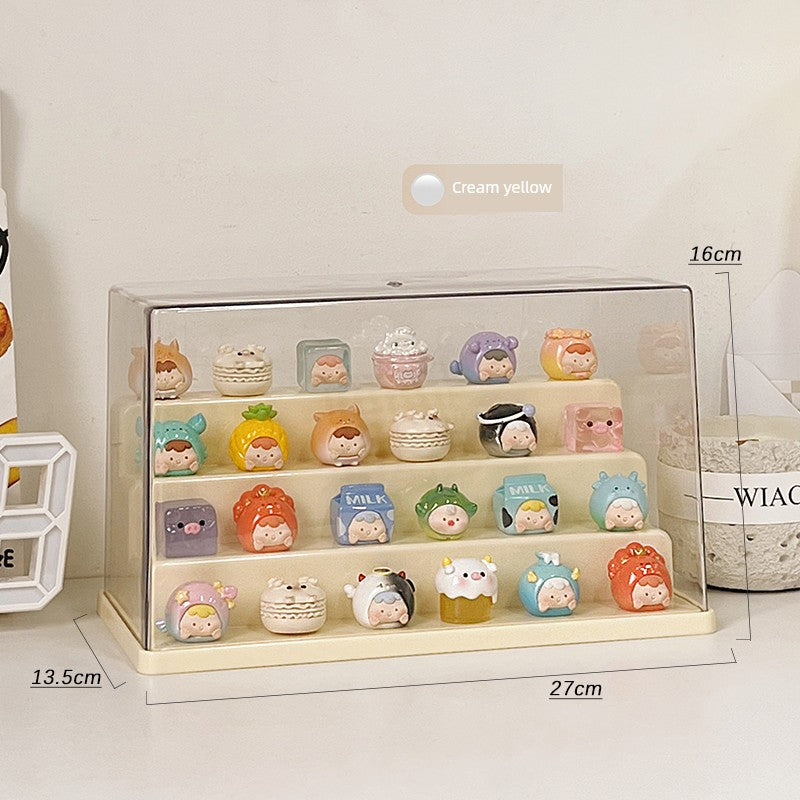 Cute Grain Storage Hand-Made Acrylic Dustproof Display Box