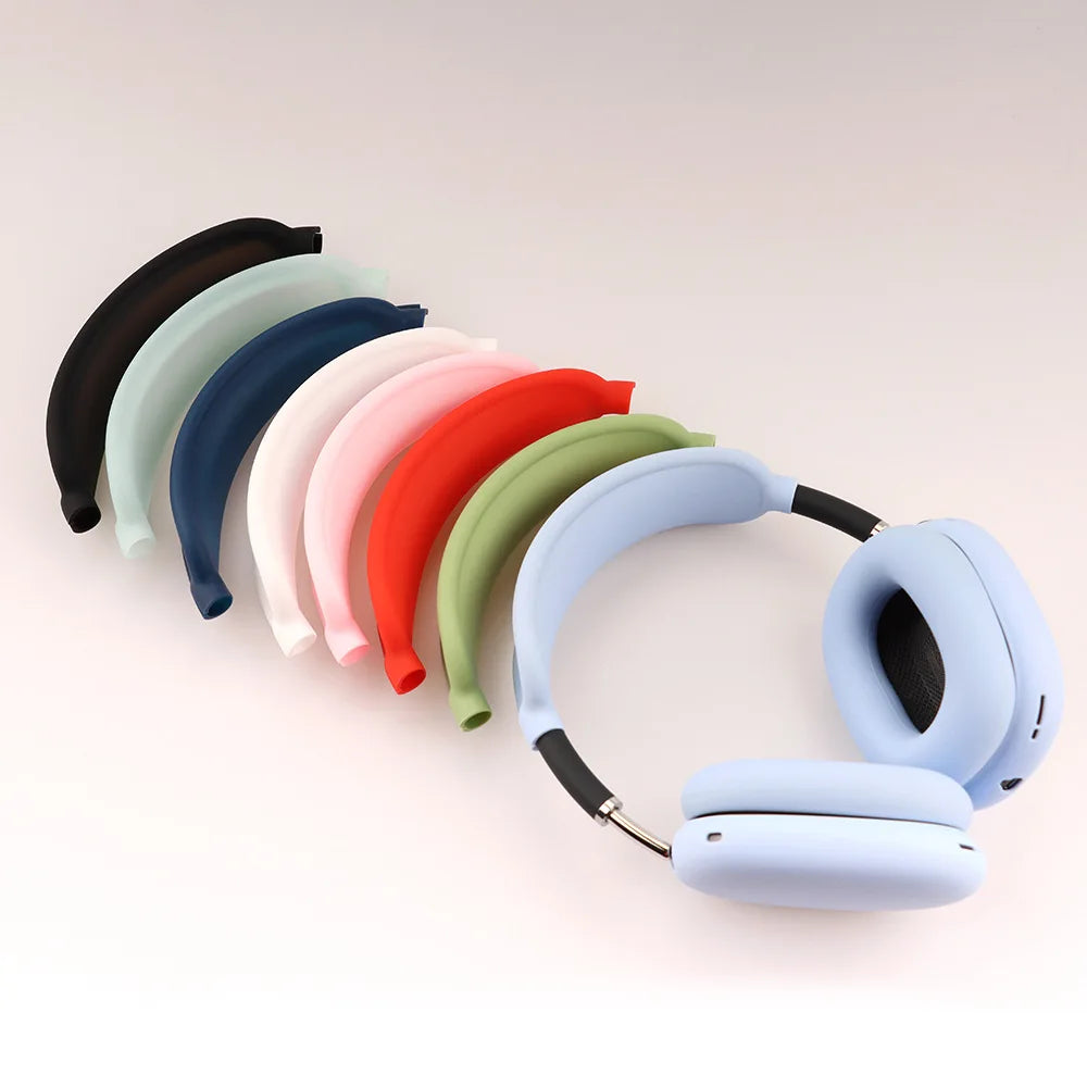 Soft Anti-Shockproof Headband Cover For AirPods Max Silicone Headphones Protective Case Replacement Cover Earphone Accessories