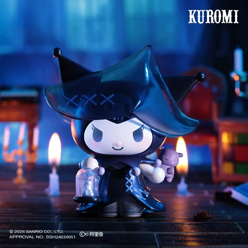 MINISO Sanrio Kuromi The Witch's Feast Series Blind Box Decoration Kawaii Children's Toys Birthday Gift Genuine in Stock