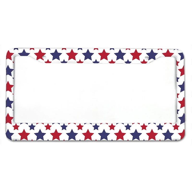 Earth Alliance Series American Standard Aluminum Alloy Car License Plate Cover Car Accessories Waterproof License Plate Cover