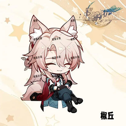 Honkai:Star Rail Boothill Jade Live Broadcast Guest Or Host Magnetic Sofa Sitting Character Acrylic Fridge Sticker Desk Ornament