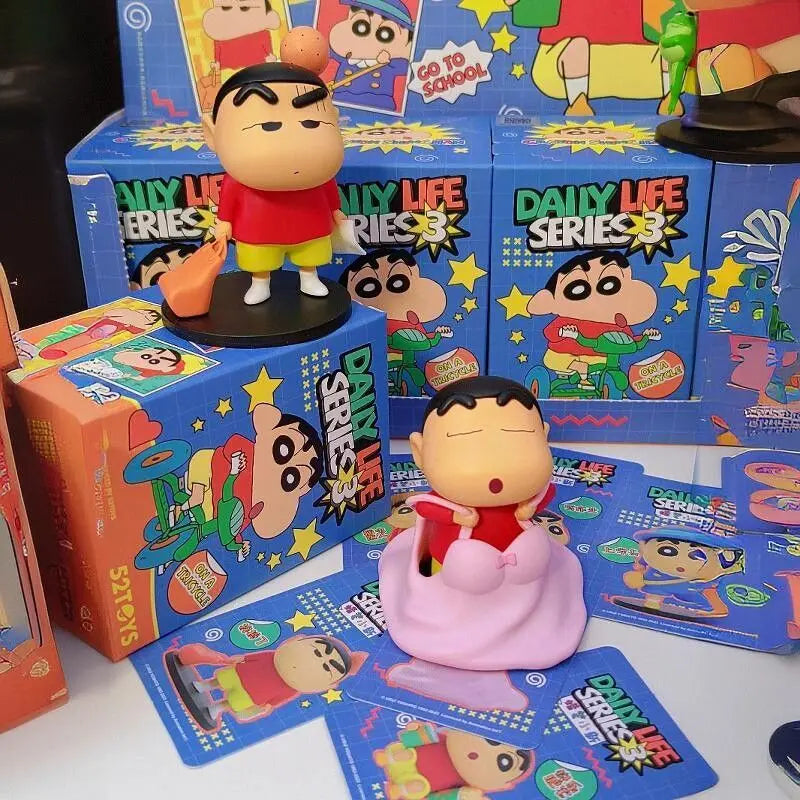 Anime Crayon Shin chan Blind Box Daily Life Series 3rd Generation Blind Box Doll Toy Series Model Ornament Toy christmas Gift