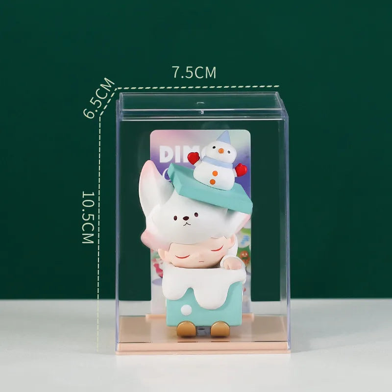 Dust-proof Acrylic Doll Toys Storage Organizer Box Mystery Box Display Stand Popmart Storage Box Case Blind Box Showcase