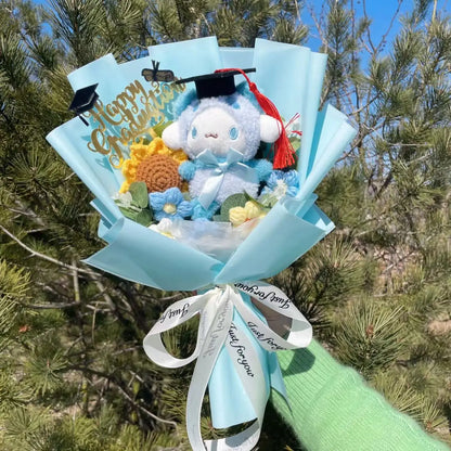 Cartoon Anime Series Plush Kids Toys Graduation Bouquet Children's Day Valentine's Day  Birthday Christmas Graduation Gifts