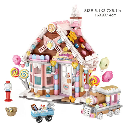 ChristmasCandy House Building Blocks Toy 1224 , Halloween/Thanksgiving Day/Christmas gift