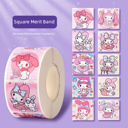 Sanrio Clow M Praise Little Red Flower Cute Stickers