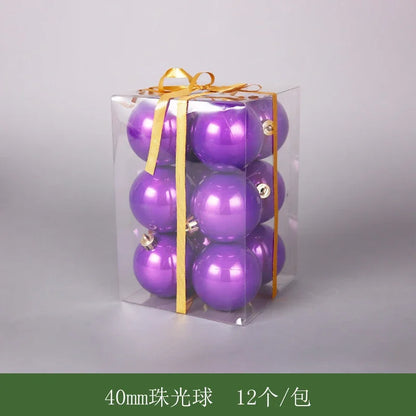 Purple Ball Christmas Decoration