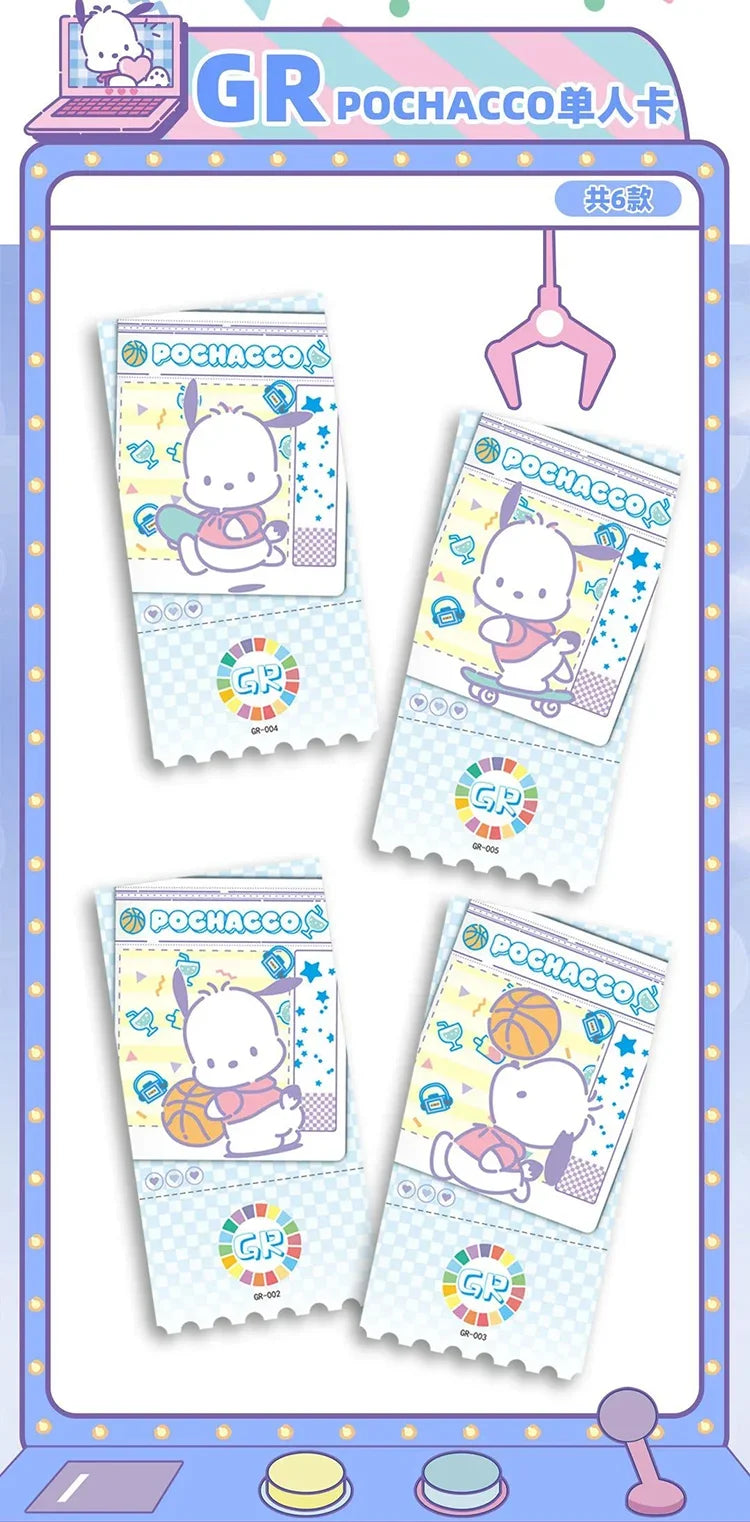 KABAO VOL.1 Sanrio Cards Kitty Ticket Stub Anime Collection Cards Mistery Box Board Games Toys Birthday Gifts for Boys and Girls