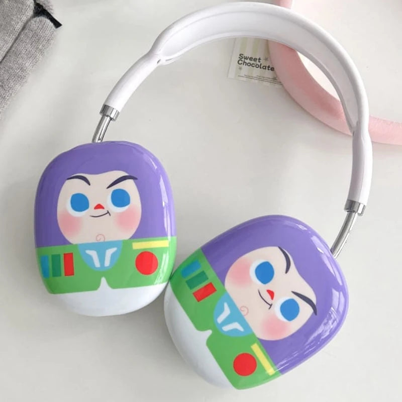 Cute Cartoon Anime Role Marie Cat Snow White Earphone Protective Case for AirPods MAX Hot Sale Soft Imd Anti-fall Protect Cover