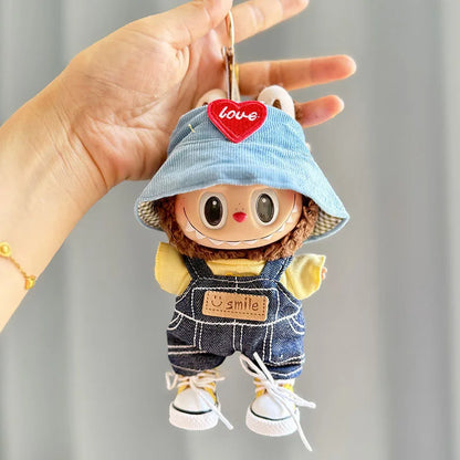 Cute Plush Doll'S Clothes Clothing Accessories For Korea Kpop Exo 17cm Labubu I II Fashion Outfit Idol Dolls Sitting Party