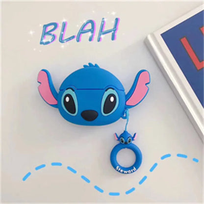 Miniso Cartoon Earphone Case Cover for Airpods 4 New Bluetooth Wireless Earbuds Charging Box Protective Shell for Air Pods 4