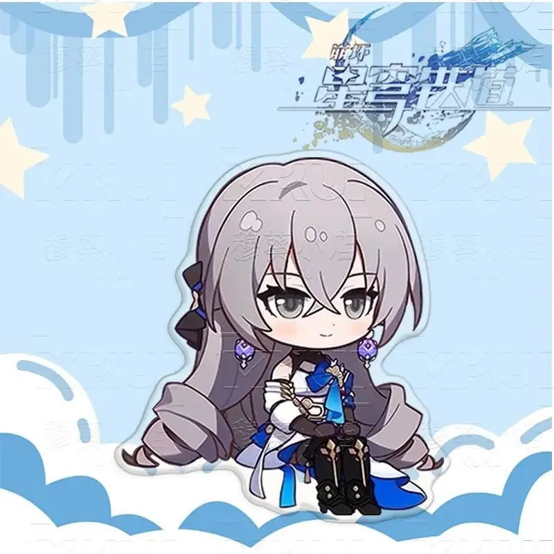 Honkai:Star Rail Boothill Jade Live Broadcast Guest Or Host Magnetic Sofa Sitting Character Acrylic Fridge Sticker Desk Ornament