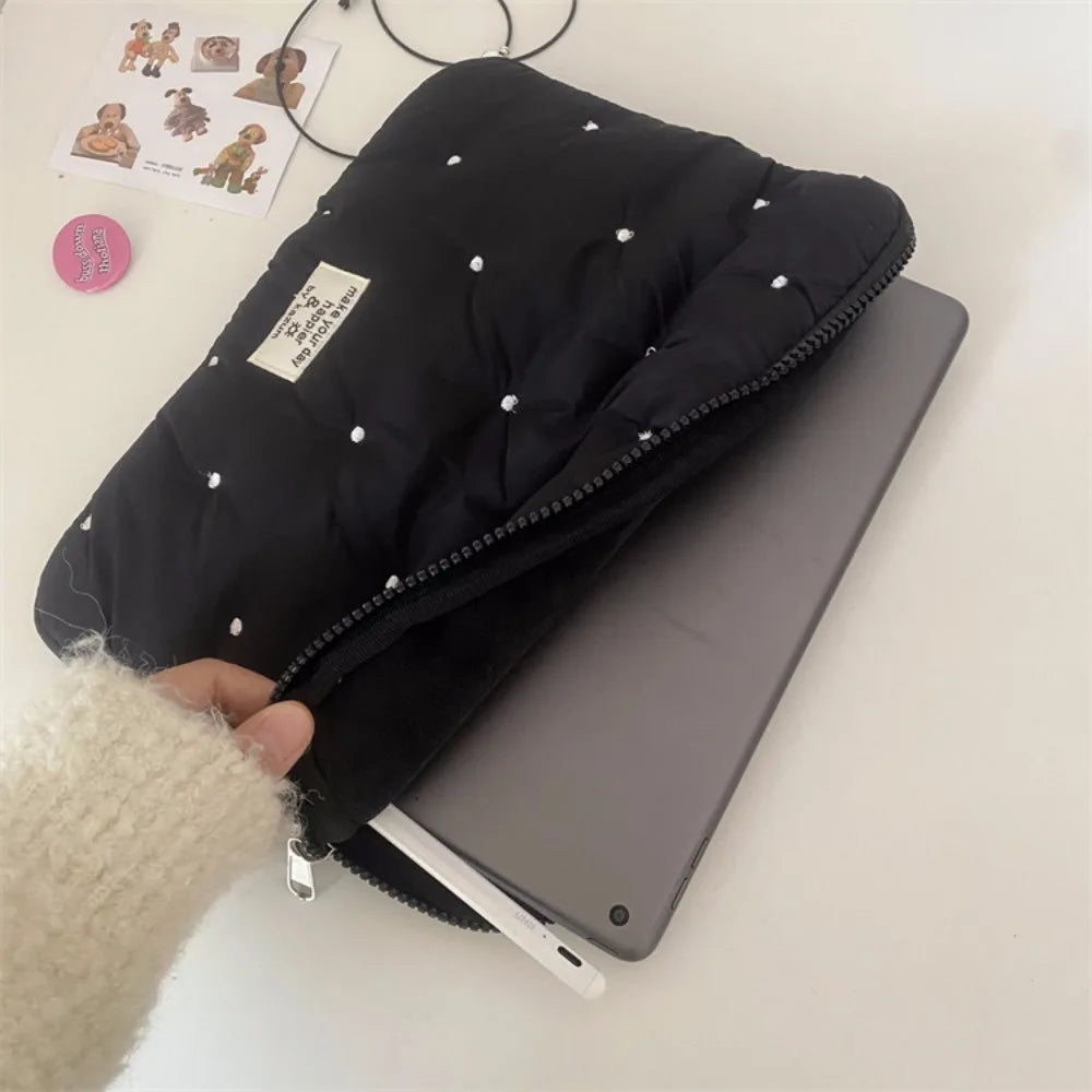 Cute Laptop Sleeve Zipper Cover Computer Carrying Bag For Macbook/LG/Samsung 13/14/15.6/16 inch Huawei Xiaomi iPad 11 inch Pouch