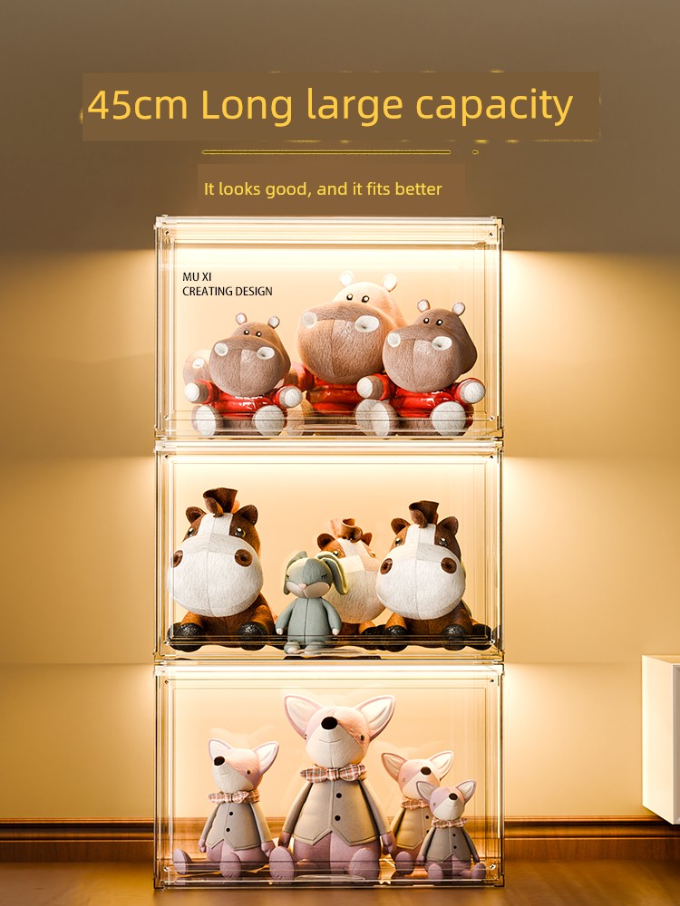 Stuffed Toy Display Cabinet Lingna Beier Storage Box