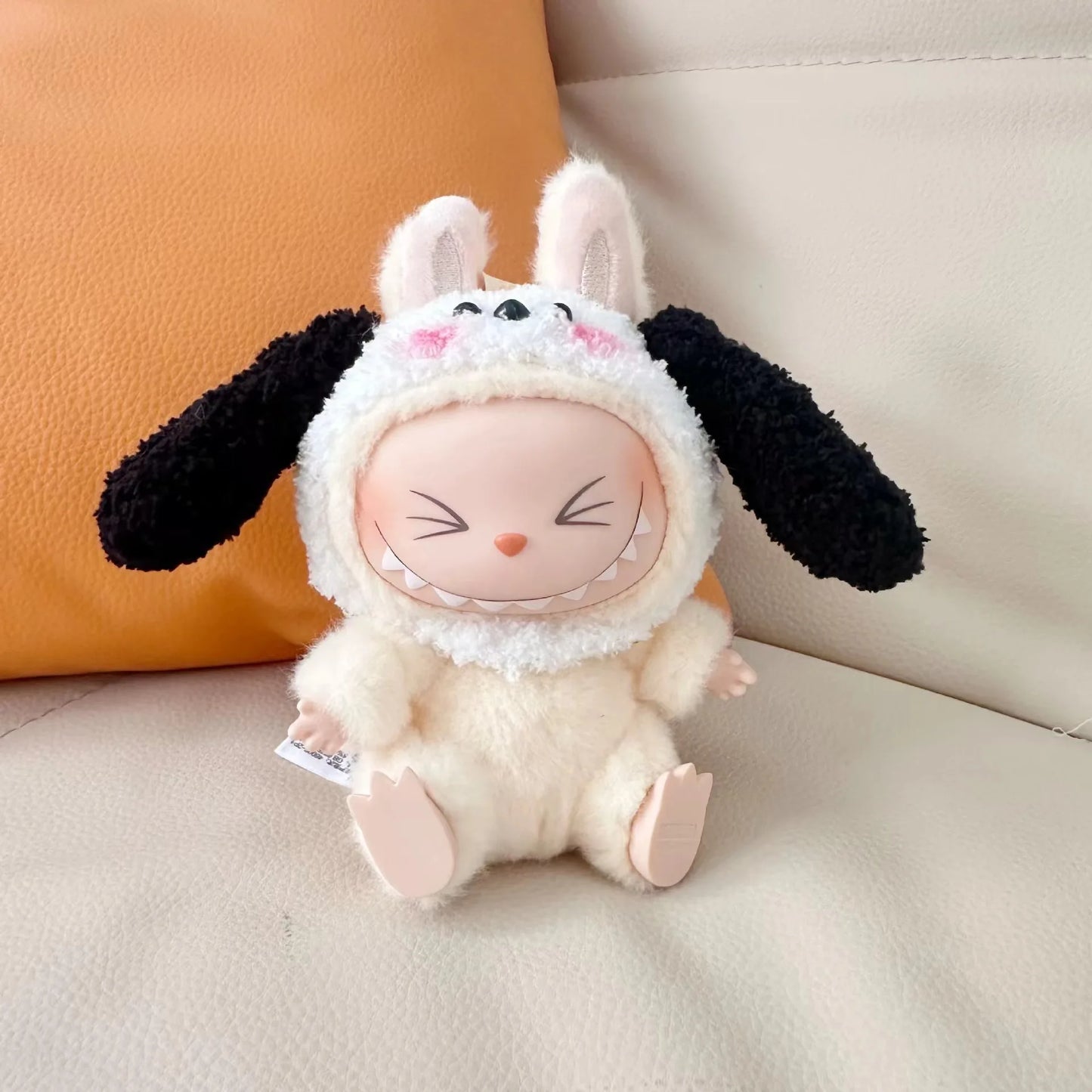 Handmade Mini Plush Doll'S Hat for 17cm Labubu Idol Dolls Cute No Doll Accessories For Korea Kpop Exo Clothing Hoodie Kawaii Hat