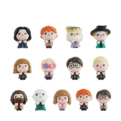 New Miniso Mini Bean Harry Potter Flight Series Blind Bag Lying Posture Computer Pendant Cute Gift