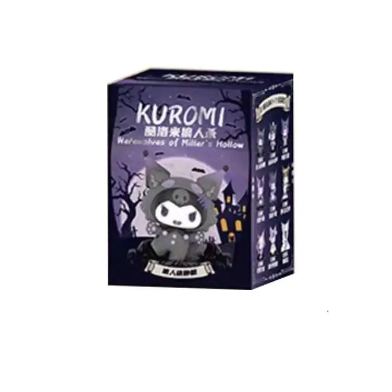 Sanrio Kuromi Blind Box Werewolf Kill Series Female Birthday Gift Doll Toy Handmade Doll Desktop Ornament