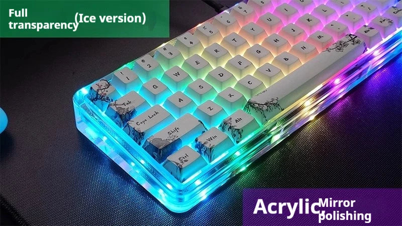 Everglide Su68 Magnetic Switch Mechanica Keyboard Wired Keyboard Customize Metal Anode Low Latency  Rgb Esports Gaming Keyboards