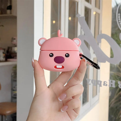 Miniso Cartoon Earphone Case Cover for Airpods 4 New Bluetooth Wireless Earbuds Charging Box Protective Shell for Air Pods 4