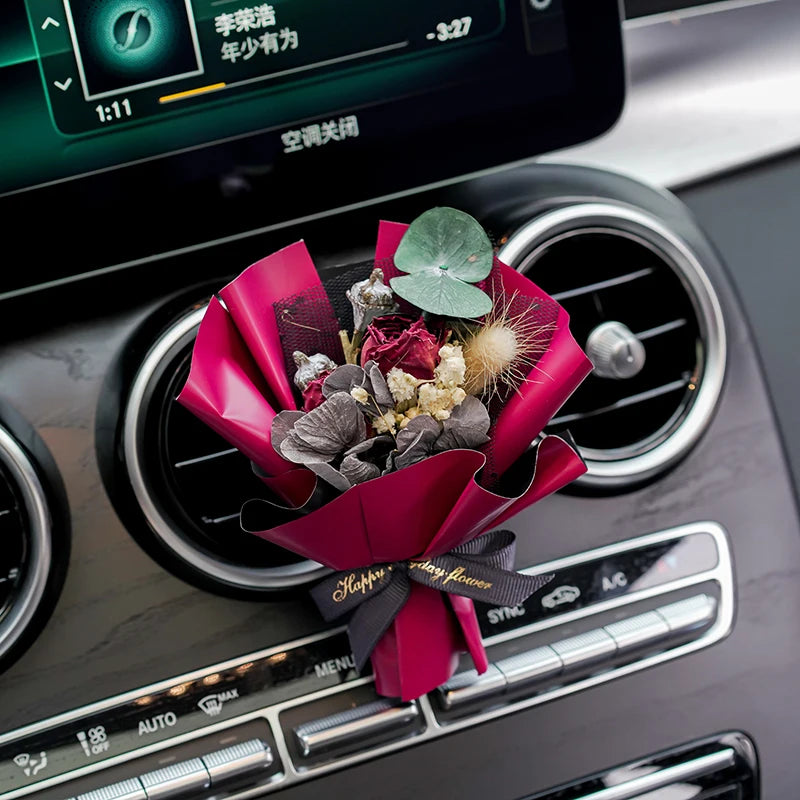 Car Bouquet Perfume Car Interior Aromatherapy Car Decoration Complete Car Decoration with Durable Light Fragrance Outlet