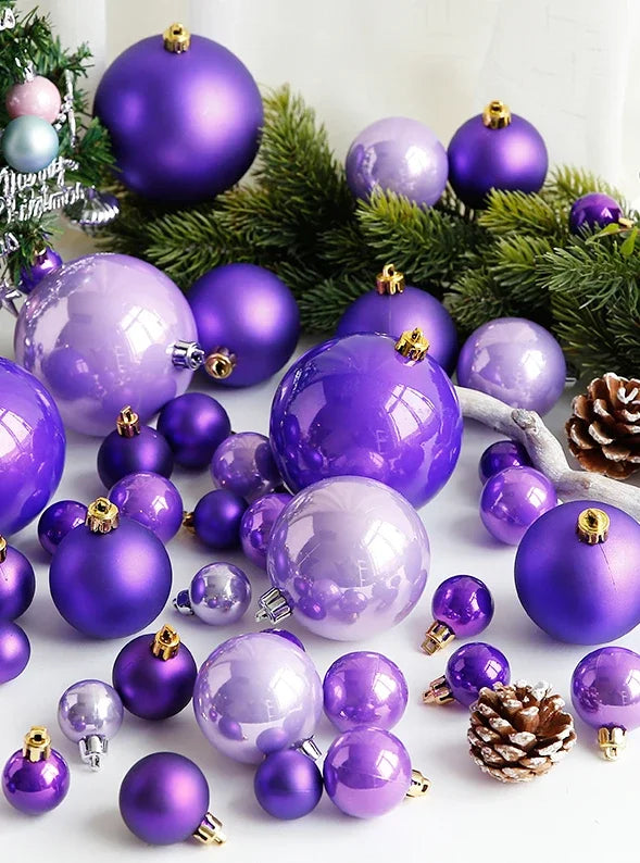 Purple Ball Christmas Decoration