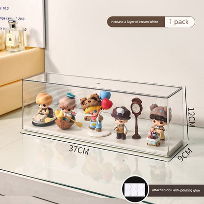 Blind Box Display Box Acrylic Display Stand Storage Cute Grain Small Ornaments Pop Mart Display Cabinet Hand Office Storage Box