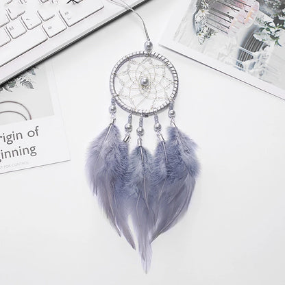 Dream Catcher Car Hanging Ornaments Feather Car Mirror Pendant Car Accessories For Girls Home Auto Interior Decor Car Pendants