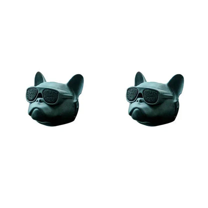 2Pcs Bulldog Car Air Freshener Refill Solid Perfume Cherry Car Diffuser Essential Oil Air Outlet Clip Auto Fragrance