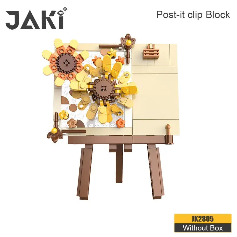 JAKI building blocks plant log series note clip decoration postcard flowers heart language children couple girlfriends gift