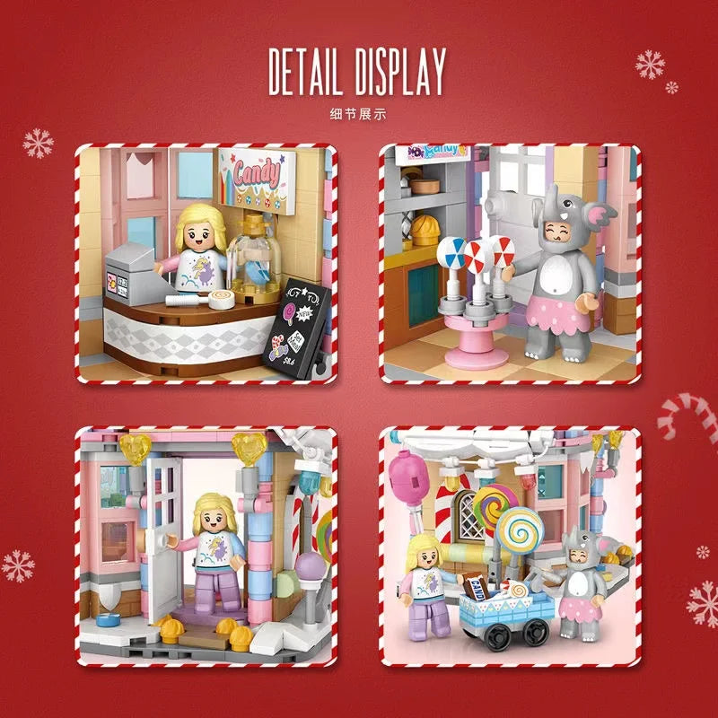 LOZ Candy House Children's Building Model Decoration Building Blocks Assembled Toys Puzzle Boys and Girls Birthday Gifts 1224