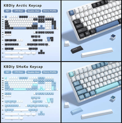 KBDiy GMK Keycap Double Shot GMK Olivia Shoko Jamon WOB Red Samurai Botanical PBT Keycaps Cherry Profile for Mechanical Keyboard