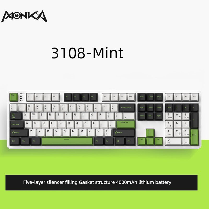 Magic Coffee Three-Model Mechanical Keyboard Customized External Wireless