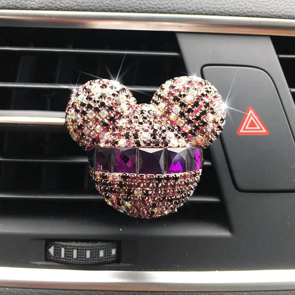 Car Air freshener for girls car accessories decoration car perfume clip fragrance diffuser diamond car interior Decoration