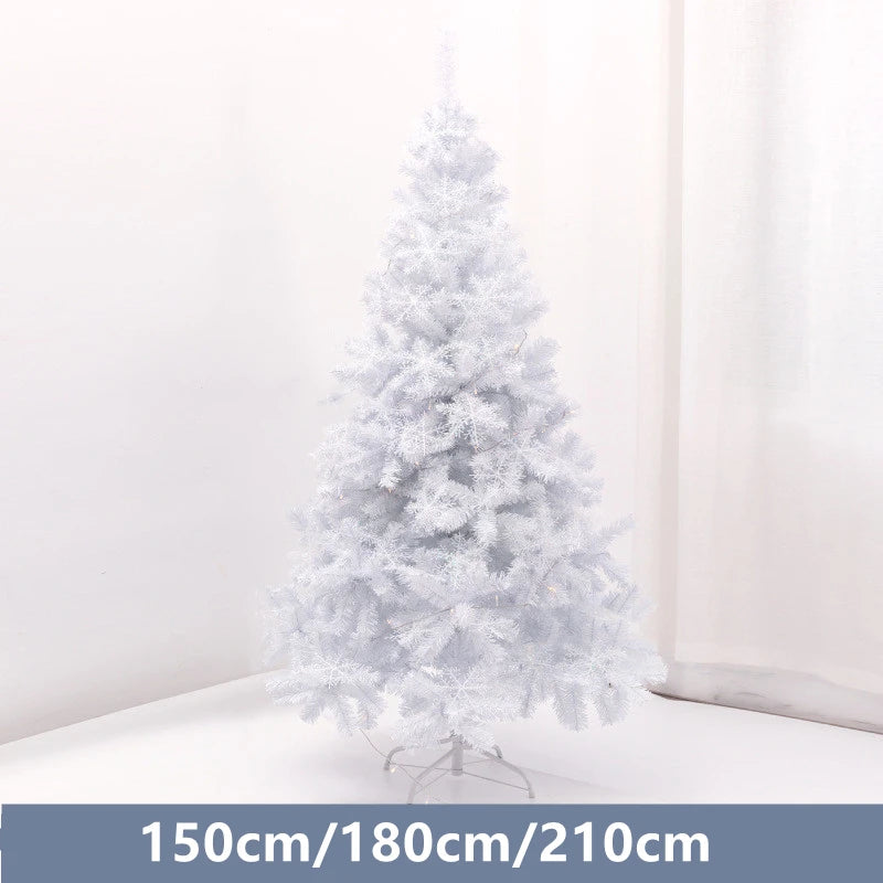 Pink Christmas Tree 210cm/180cm/150cm Large Artificial Xmas Tree Retardant Fir Tree for Рождество Navideño