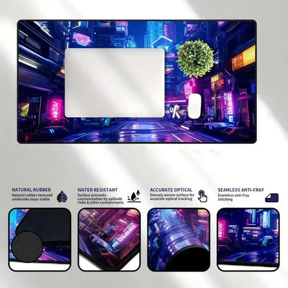 Genshin Impact Hu Tao Anime Mouse Pad Large Gaming Mousepad Rubber Mat Deskmat Pc Accessories Desk Protector Gamer Keyboard Pads