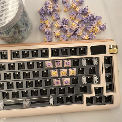 MMD Princess V2 V3 Switches Keyboard Switch Banana Splits Linear Tactile Mechanical Keyboard Custom GMK67 Holy Panda Switches