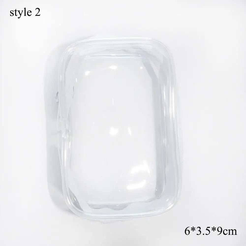 Jewelry Organizer Transparent Storage Box Pouch Mystery Box Keychain Bag Storage Case Thicken Wallet Cute Doll Bag Organization