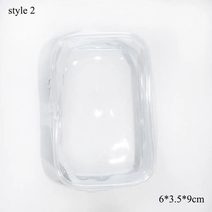 Jewelry Organizer Transparent Storage Box Pouch Mystery Box Keychain Bag Storage Case Thicken Wallet Cute Doll Bag Organization