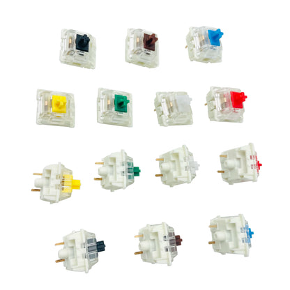 Gateron SMD Switches 3 Pin Hot Swap RGB Black Red Brown Blue Clear Green Yellow Switch for Mechanical Keyboard Fit GK61GK64 RK68