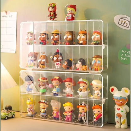 Acrylic Wall Mounted Blind Box, Bubble Mat Display Box, Storage Display Rack, Hand Doll Action Person, Dustproof Storage Cabinet