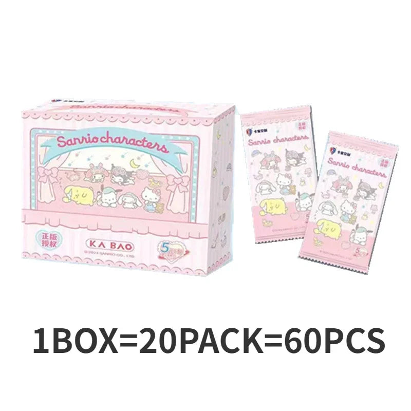 2024 Sanrio Kuromi Cards My Melody Trading Card Game Hello Kitty Booster Box Cartoon Cute Collection Toy Christmas Gift