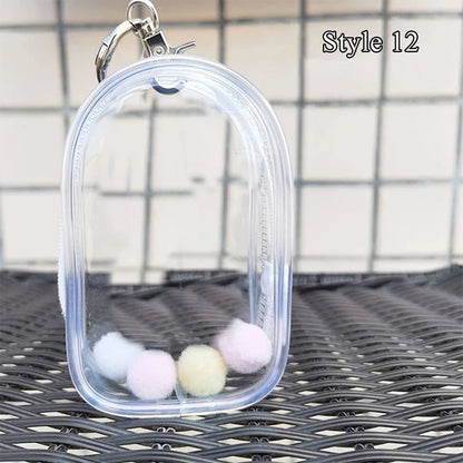 Jewelry Storage Box Transparent Storage Bag Mystery Box Keychain Bag Storage Box Thickened Wallet Cute Doll Bag Storage Bag