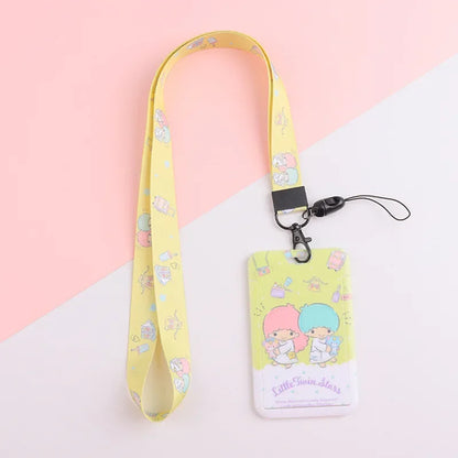 Sanrios Kuromi Cinnamoroll Purin Dog Photocard Bag Cute Cartoon My Melody Card Holders Student Id Credit Card Storage Case Bag