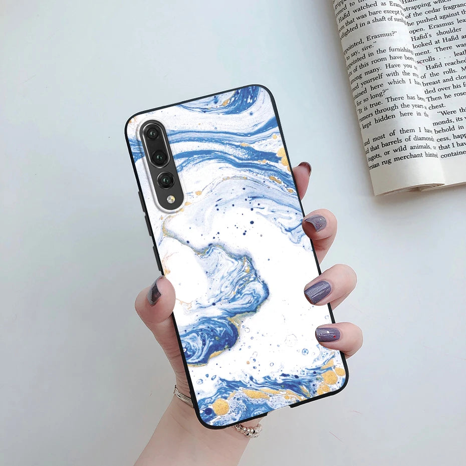 For Huawei P20 Pro Case TPU Soft Silicone Fashion Marble Phone Case For HuaweiP20 Pro P 20 P20Pro CLT-L29 Cover Coque Funda Para