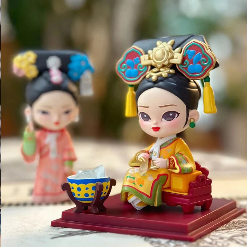 Genuine Legend Of Zhen Huan Ii Series Blind Box Play Doll Chinses Style Action Figurine Surprise Blind Box Girl'S Birthday Gift