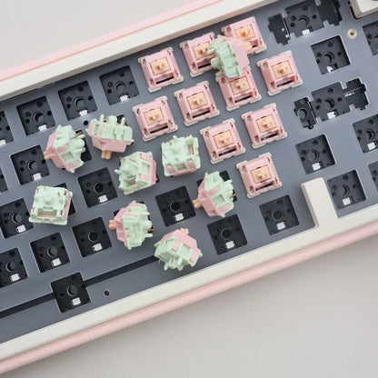 Toot Nnectarine Pink Linear Switch 5pins 35g Pre-lubed Mechanical Keyboard Switches For DIY Custom Gaming Gamer Accessories