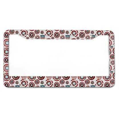 Earth Alliance Series American Standard Aluminum Alloy Car License Plate Cover Car Accessories Waterproof License Plate Cover