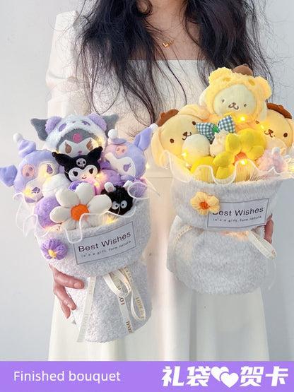 Clow M Doll Bouquet Doll Birthday Gift for Girls Plush Cute Gift for Girlfriend Girlfriend Valentine's Day Teacher's Day